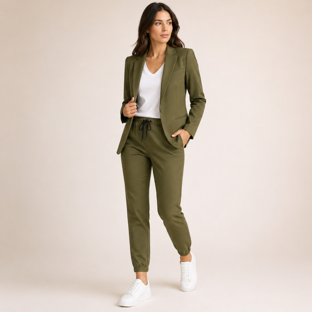 Aleli | Conjunto de traje informal con un toque deportivo