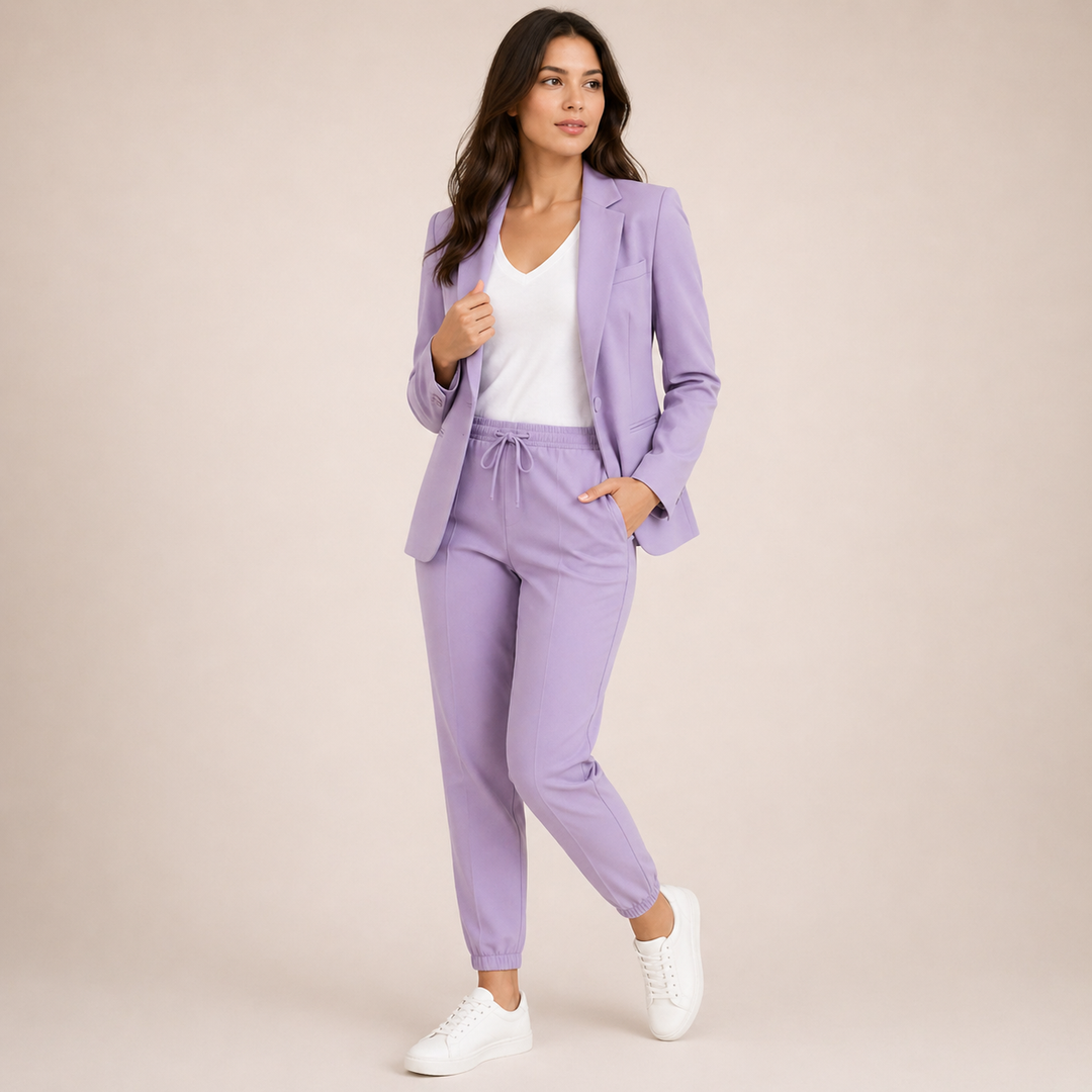 Aleli | Conjunto de traje informal con un toque deportivo