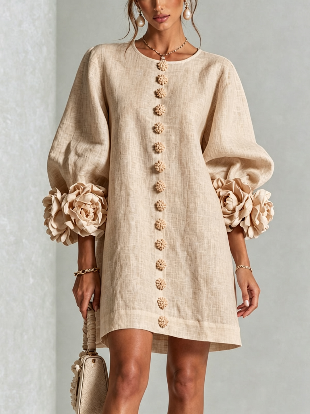 Rosalia | Vestido mini abotonado