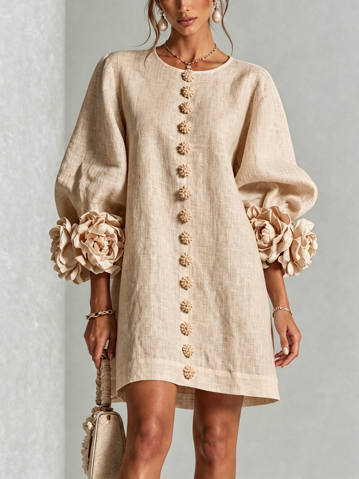 Rosalia | Vestido mini abotonado