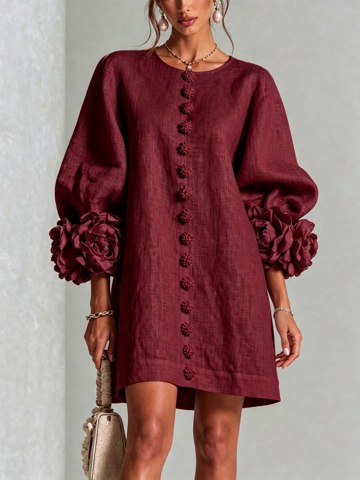 Rosalia | Vestido mini abotonado