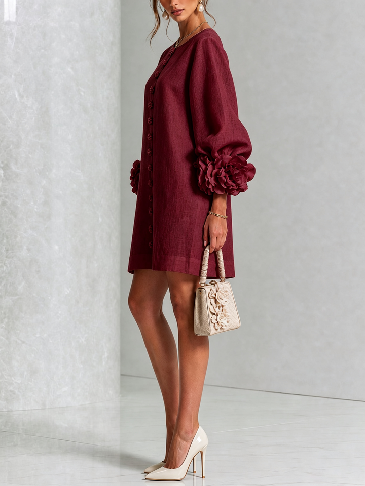 Rosalia | Vestido mini abotonado