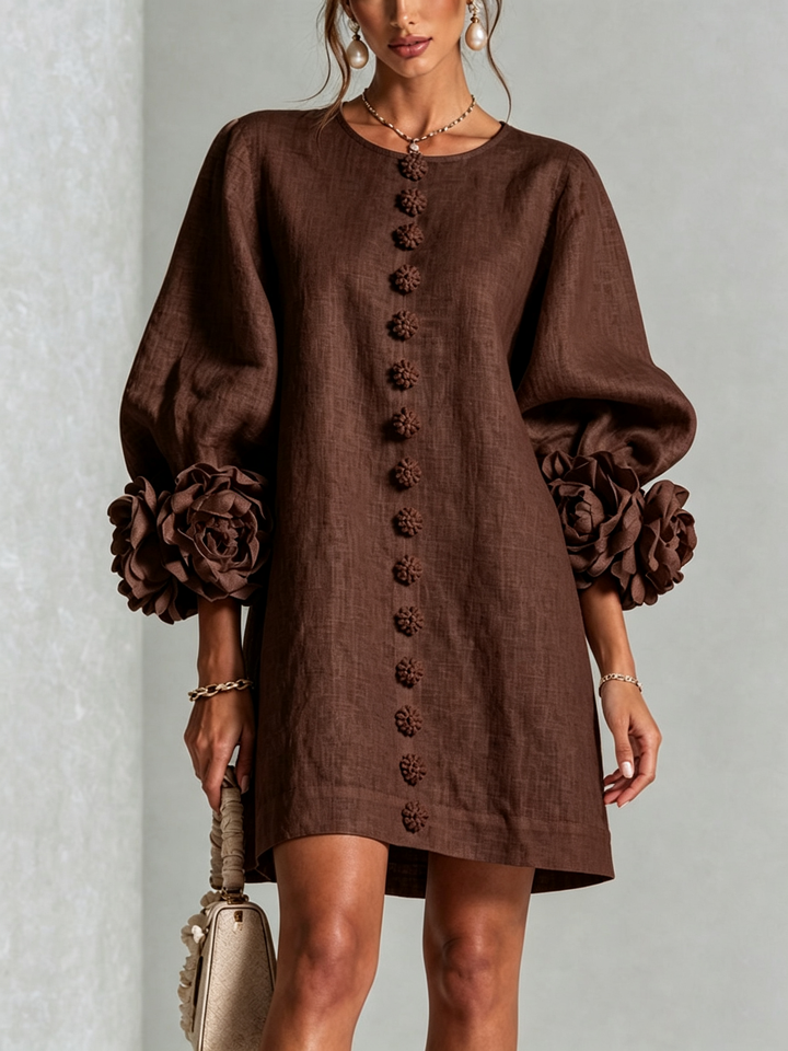 Rosalia | Vestido mini abotonado