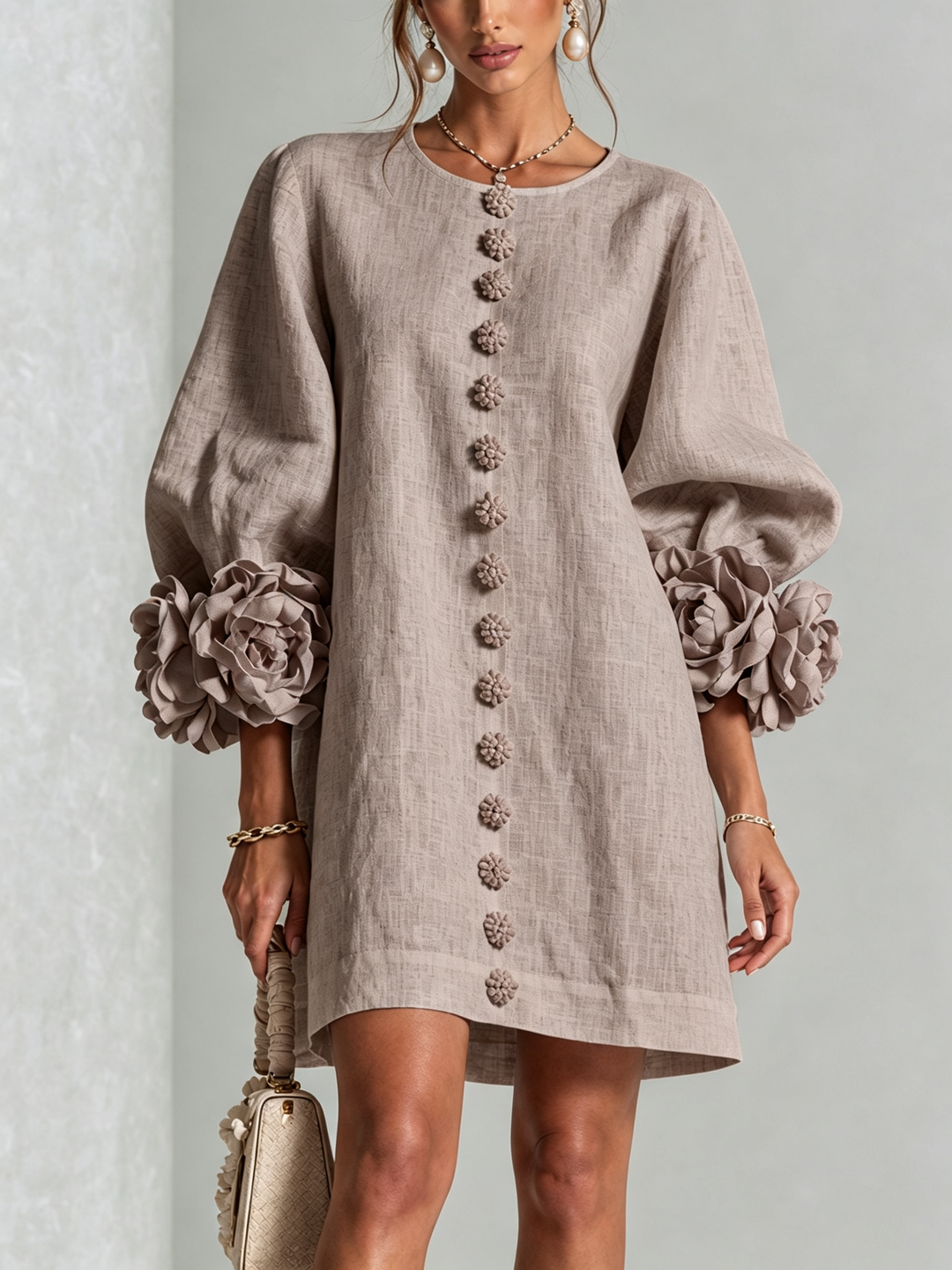 Rosalia | Vestido mini abotonado
