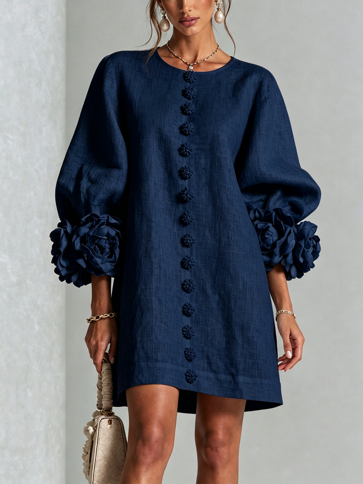 Rosalia | Vestido mini abotonado