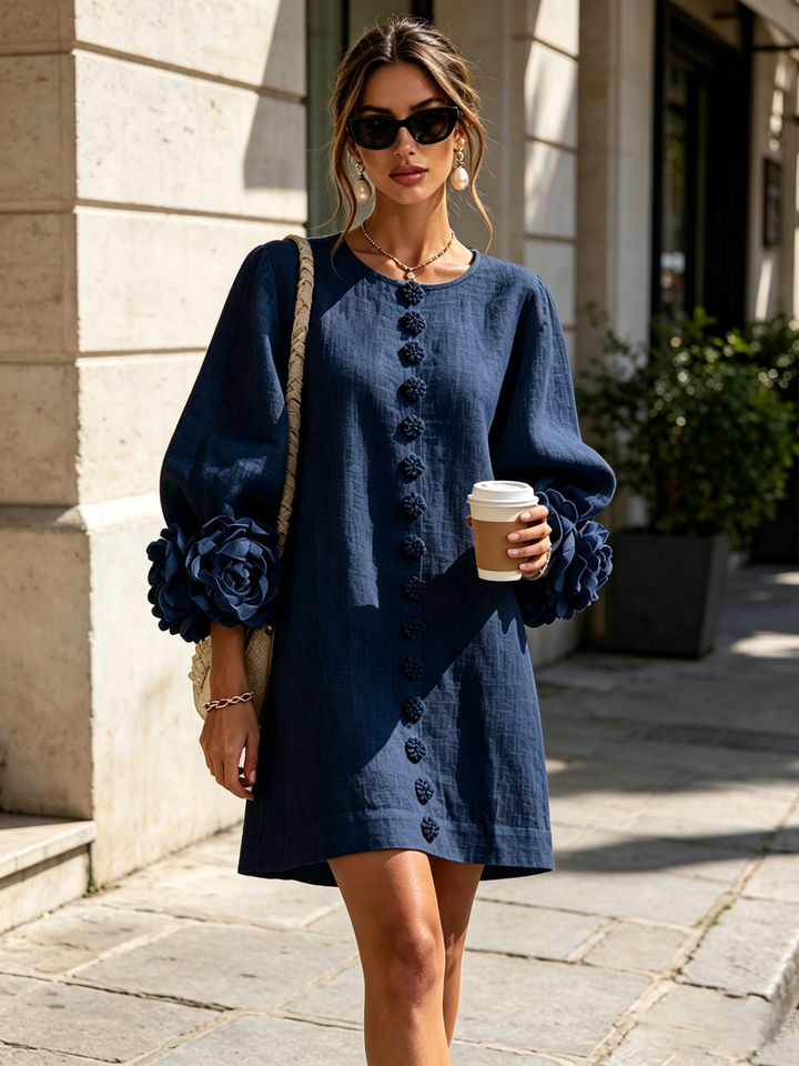 Rosalia | Vestido mini abotonado
