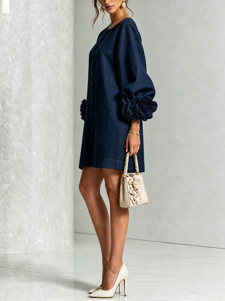 Rosalia | Vestido mini abotonado