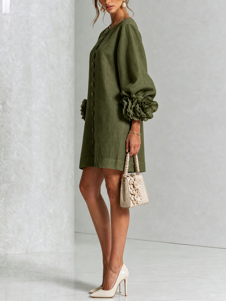 Rosalia | Vestido mini abotonado