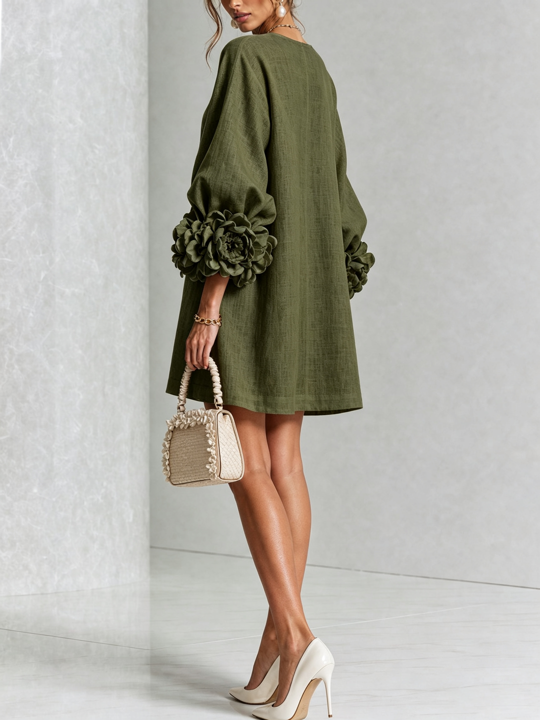 Rosalia | Vestido mini abotonado