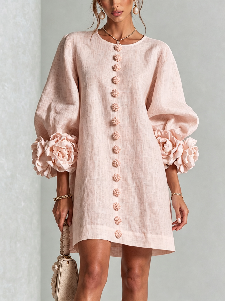 Rosalia | Vestido mini abotonado