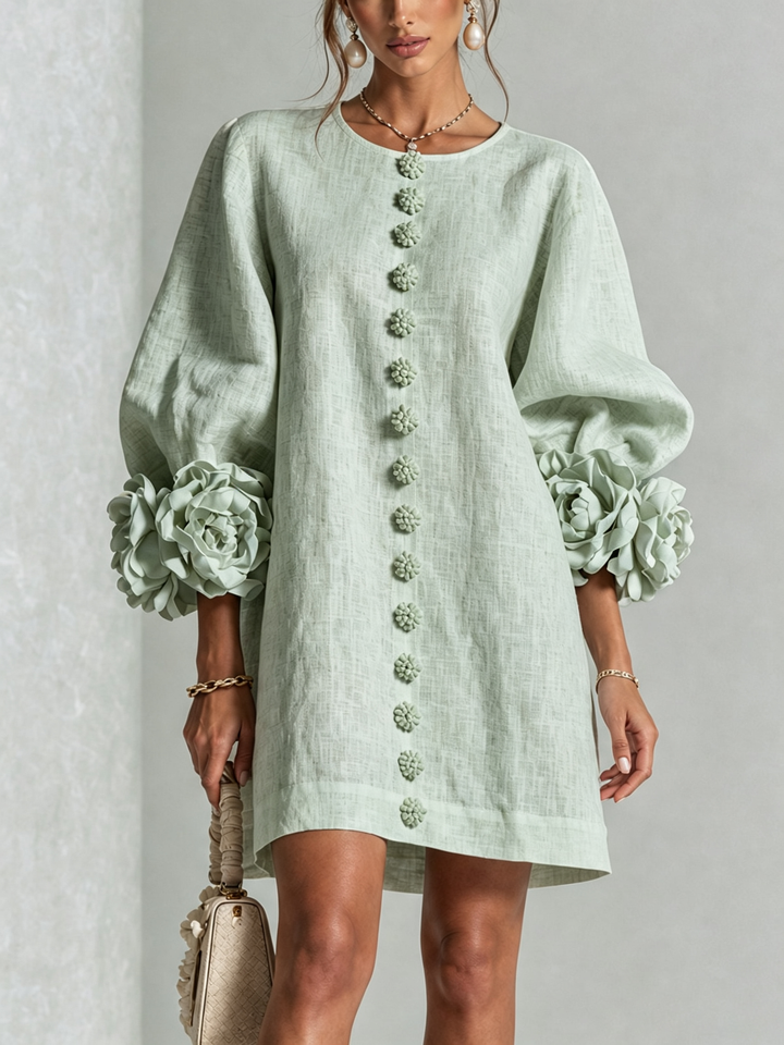 Rosalia | Vestido mini abotonado