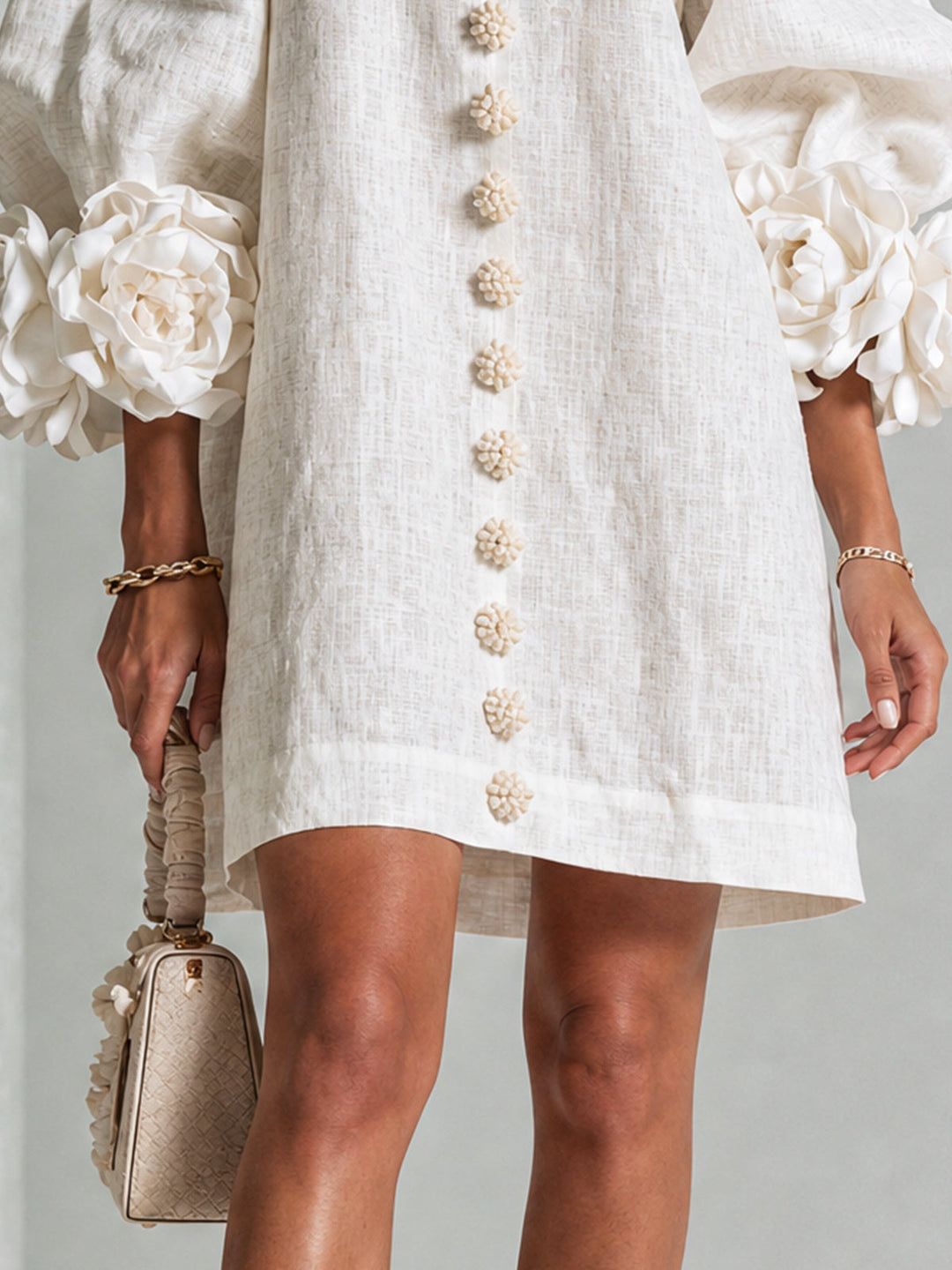 Rosalia | Vestido mini abotonado