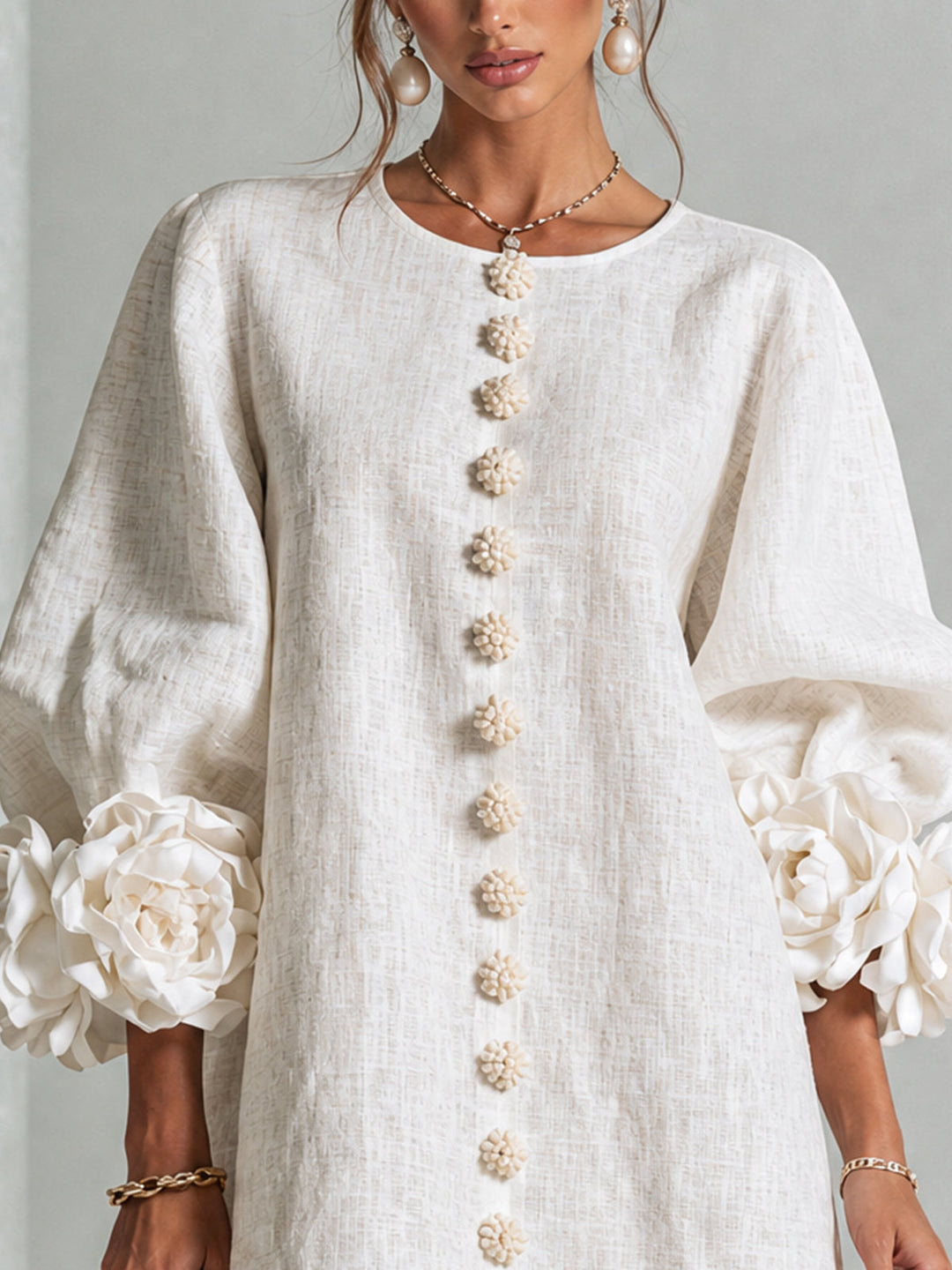 Rosalia | Vestido mini abotonado