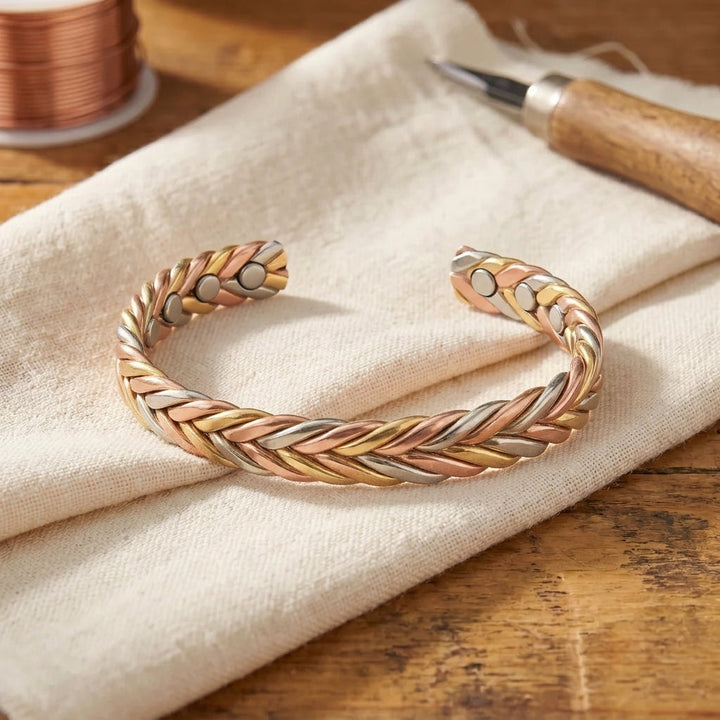 Pulsera de Cobre Dorado